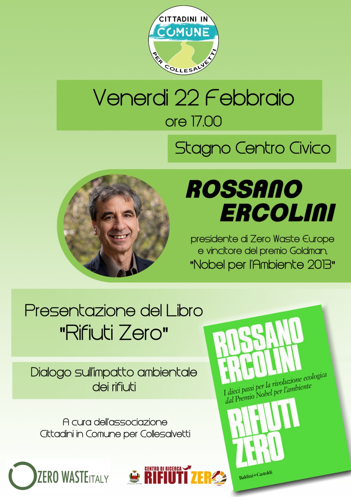 22.02.2019 Rifiuti zero con Rossano Ercolini