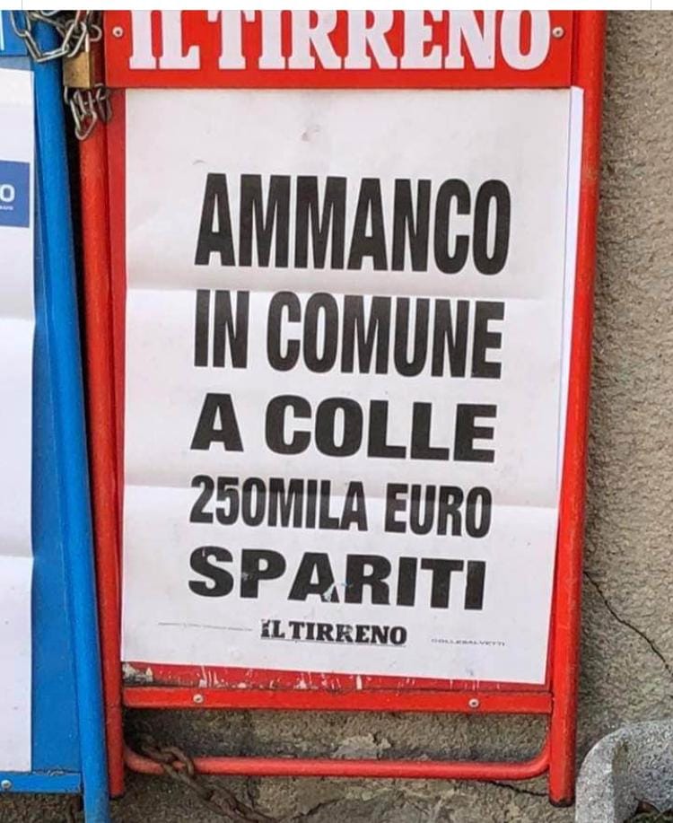 Accolta nostra proposta di istituire una commissione consiliare di inchiesta sull’ammanco nelle casse del Comune