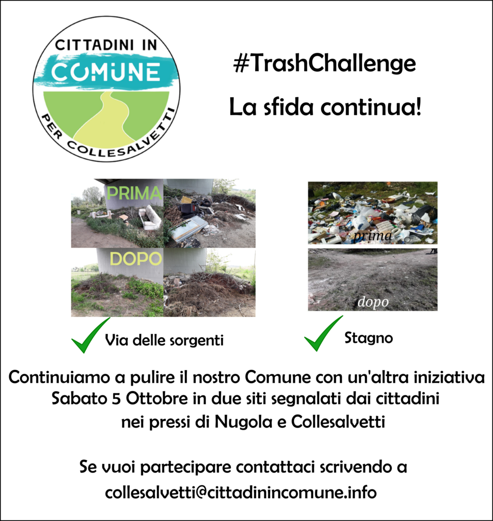 CiC organizza una nuova #TrashChallenge partendo da Nugola