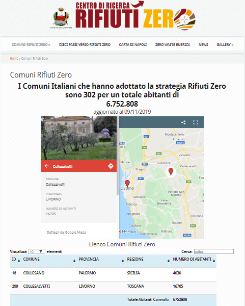 Collesalvetti è il 299 Comune Rifiuti Zero! Anche CiC sarà presenta al grande raduno di Sabato a Capannori
