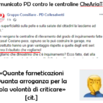 Follia PD: accusa CheAriaTira di malafede. ARPAT ci dà la risposta!