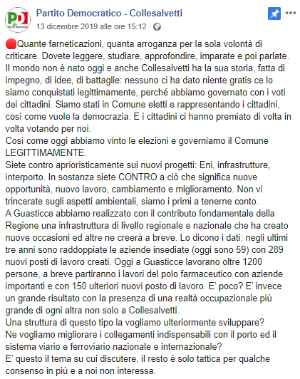 Farneticazioni e arroganza